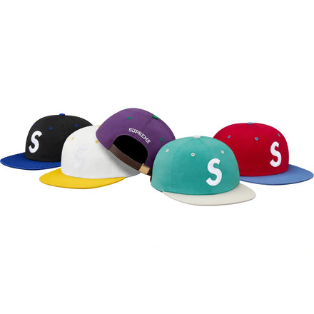 2-TONE WASHED S LOGO 6-PANEL