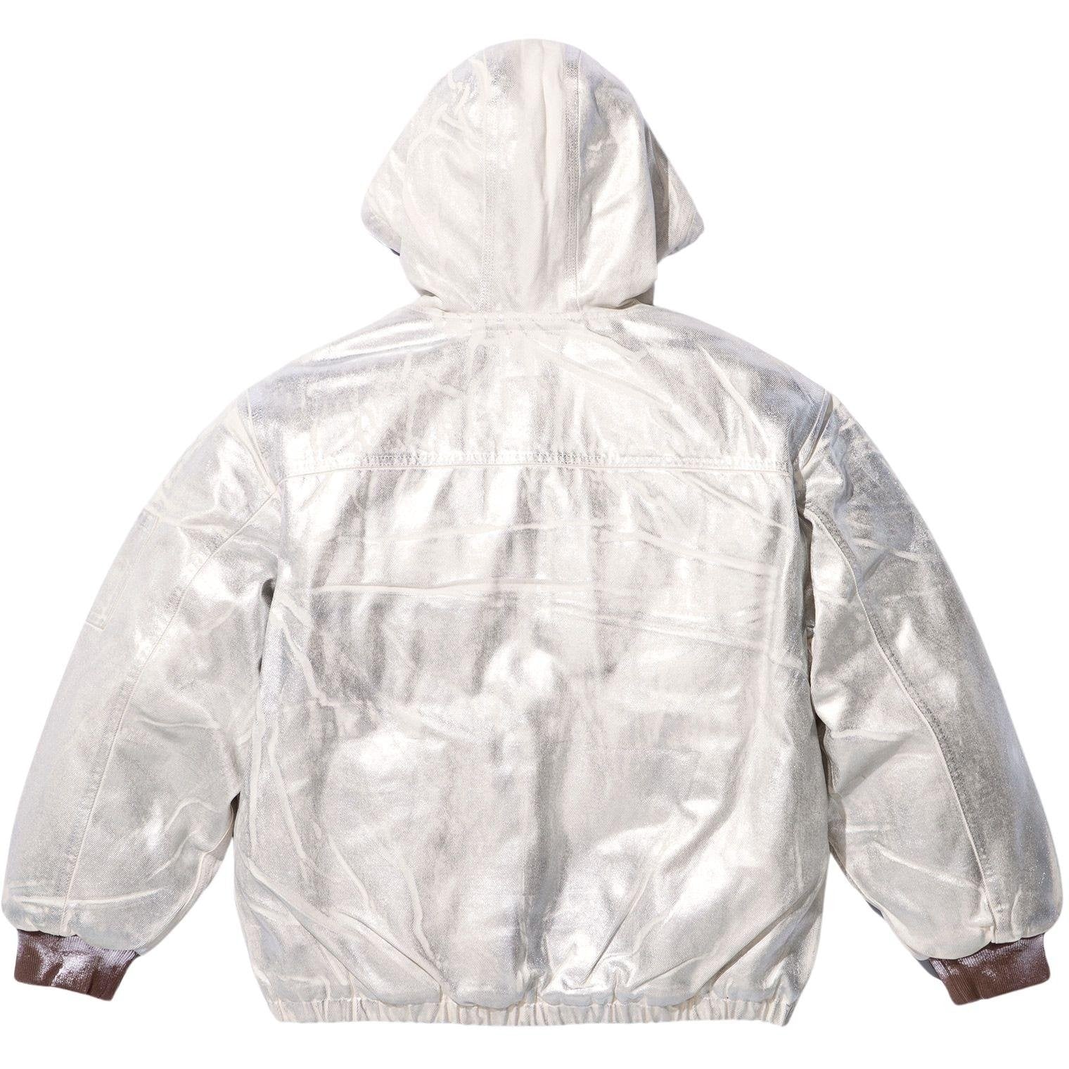 MM6 MAISON MARGIELA FOIL HOODED WORK JACKET