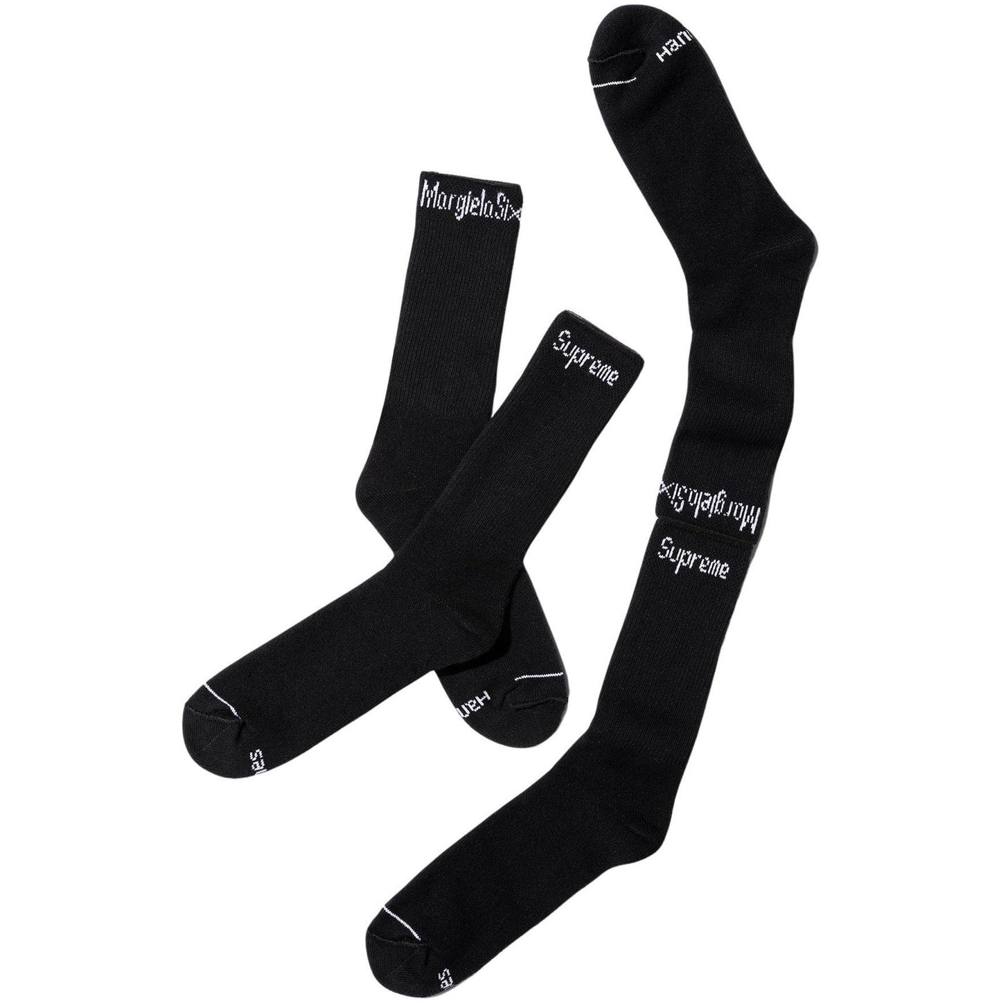 MAISON MARGIELA HANES CREW SOCKS 1 PACK