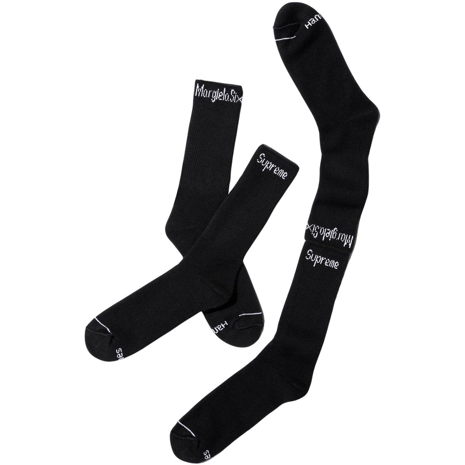 MAISON MARGIELA HANES CREW SOCKS 1 PACK