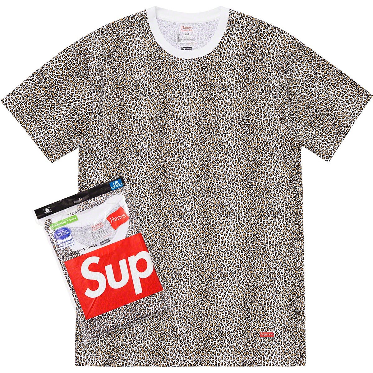 HANES® Leopard Tagless Tees (2 Pack)