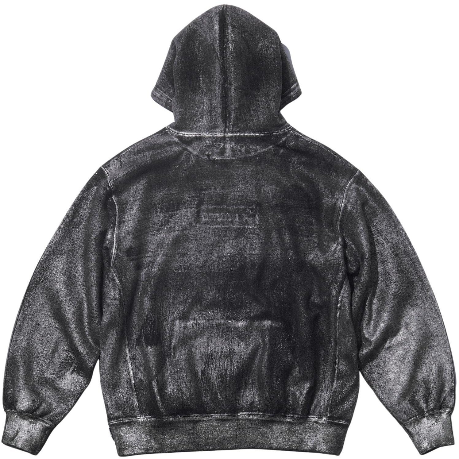 MM6 MAISON MARGIELA FOIL BOX LOGO HOODED SWEATSHIRT