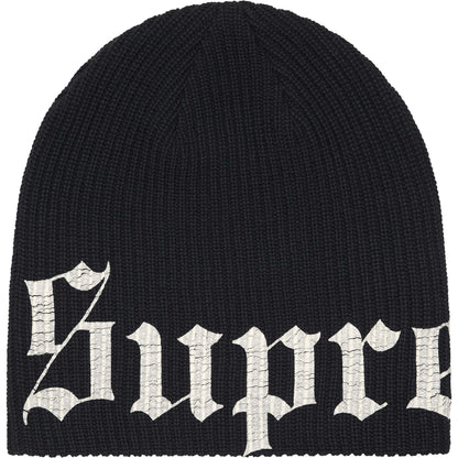 Old English Printed Beanie