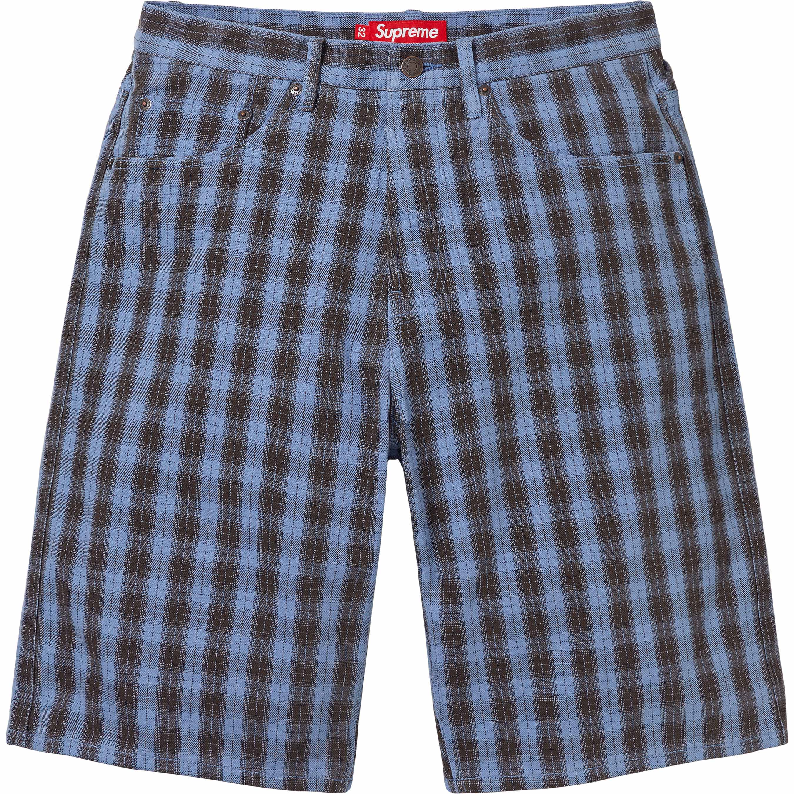 PLAID BAGGY SHORT