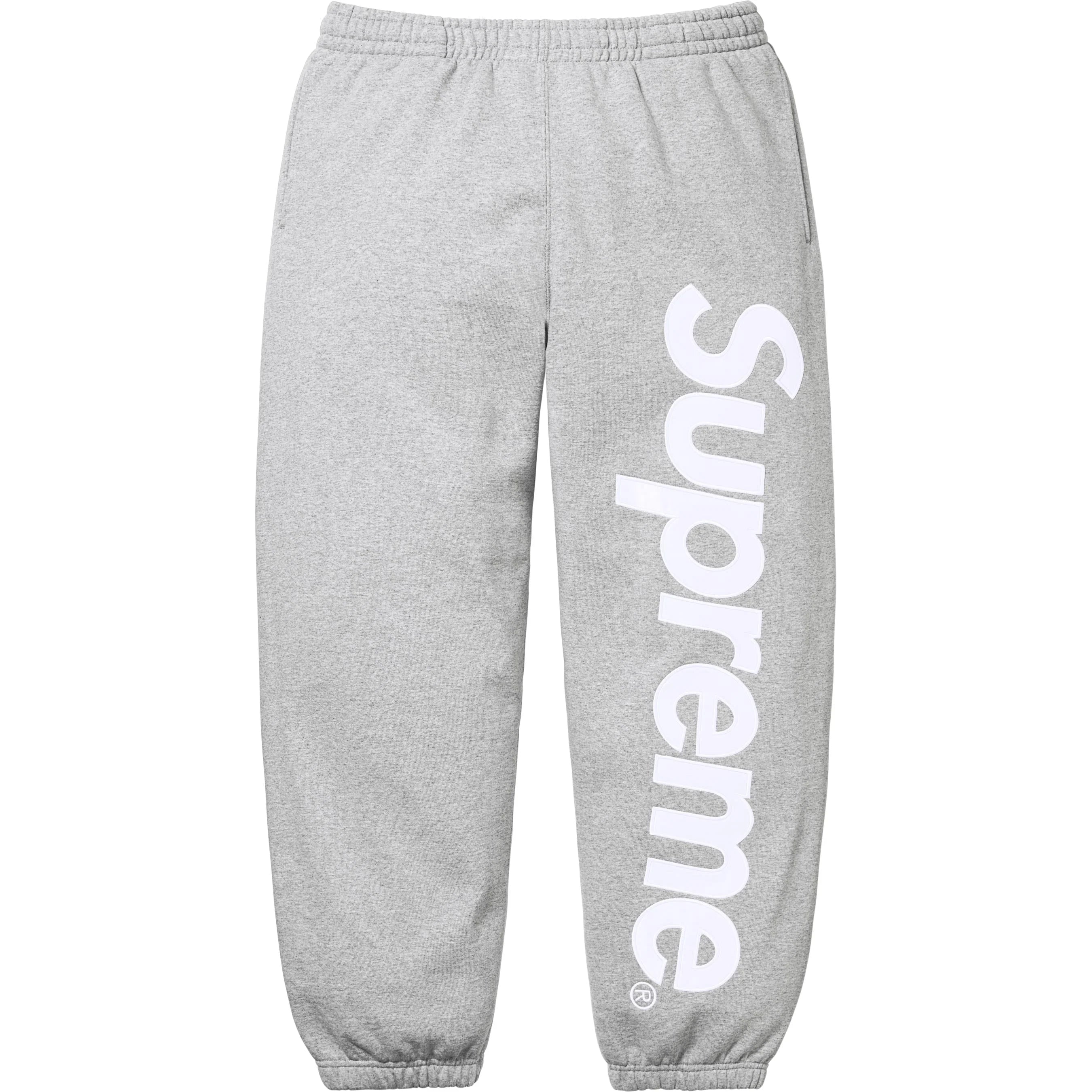 SATIN APPLIQUE SWEATPANT