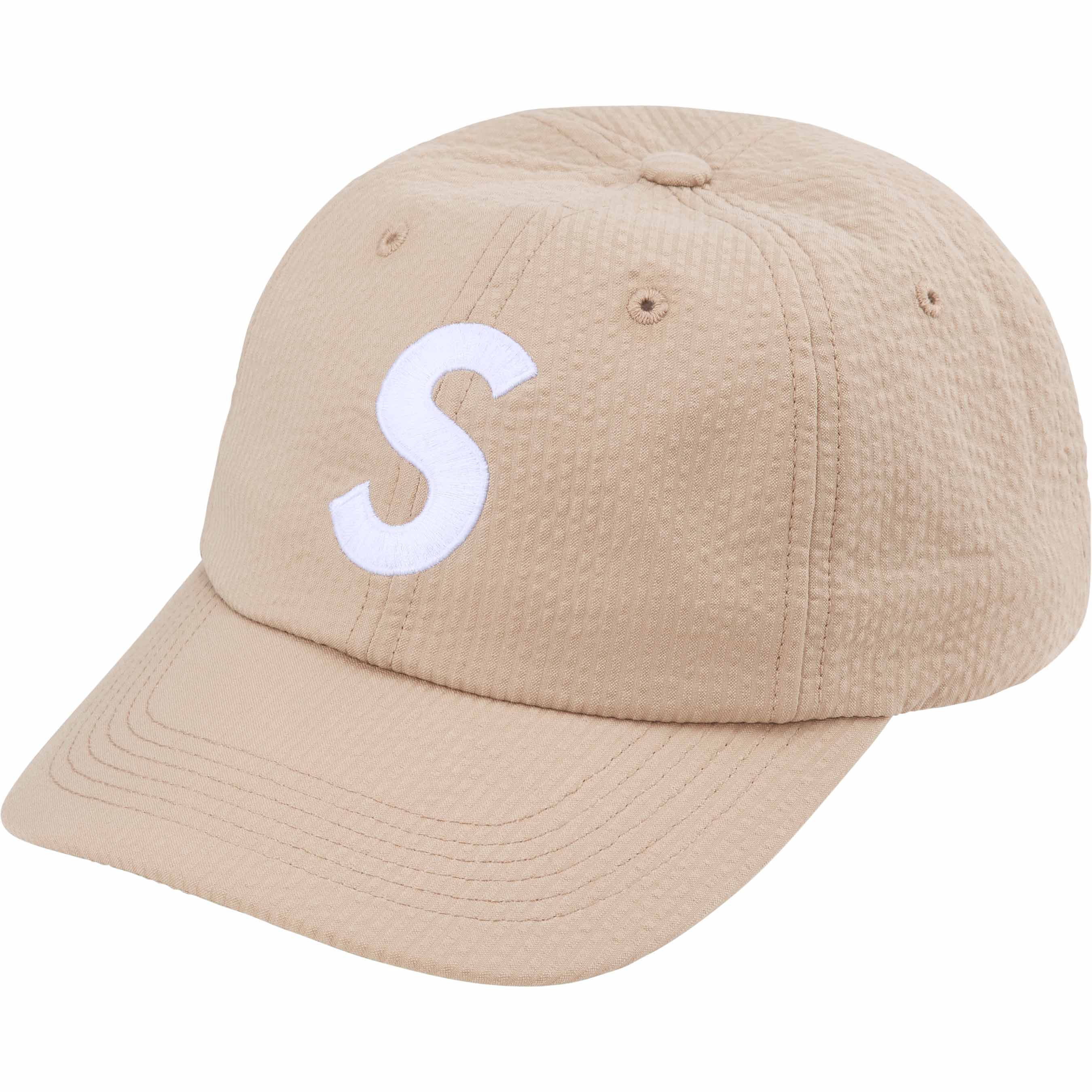 SEERSUCKER S LOGO 6-PANEL