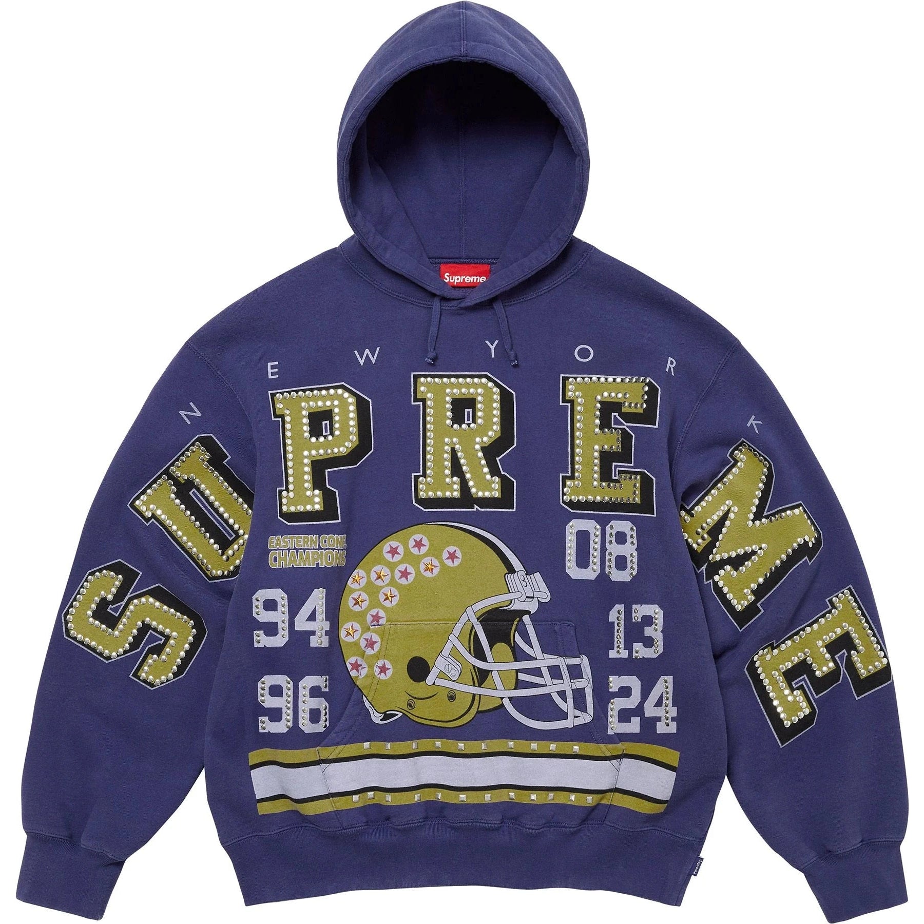 CHAMPIONS STUDDED HOODED SWEATSHIRT