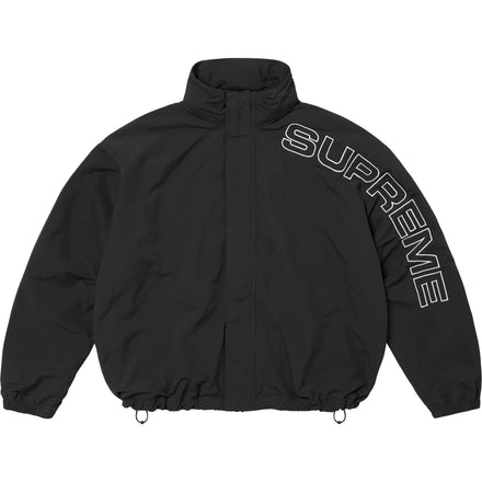 SPELLOUT EMBROIDERED TRACK JACKET