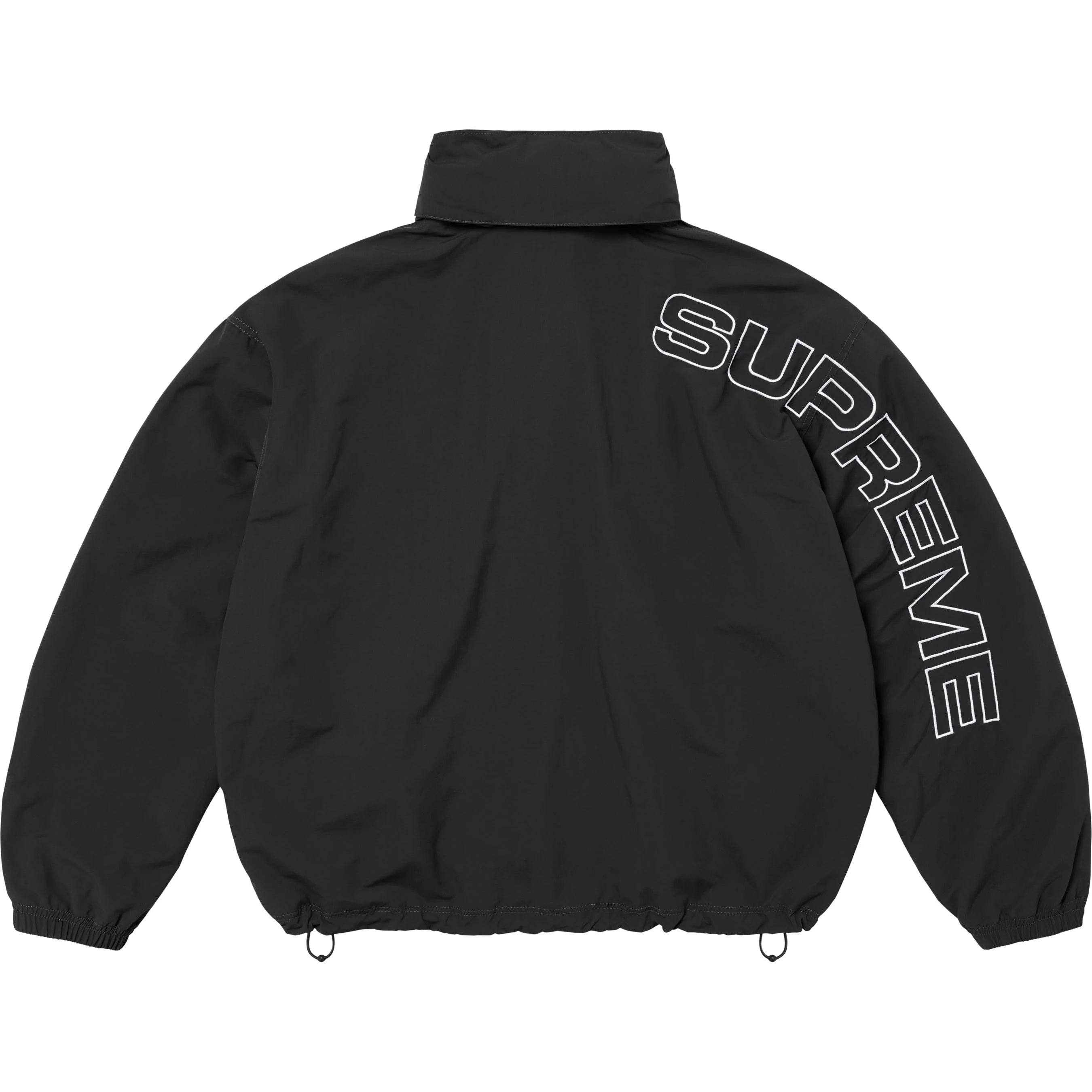 SPELLOUT EMBROIDERED TRACK JACKET