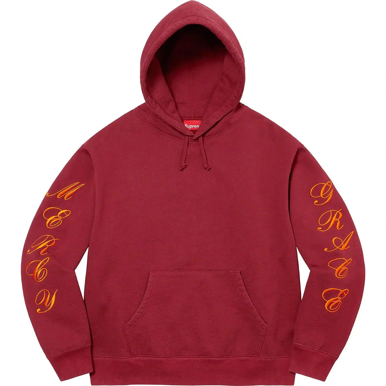 PATCHES SPIRAL HOODED SWEATSHIRT