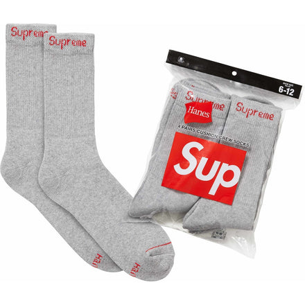 HANES® CREW SOCKS (4 PACK)