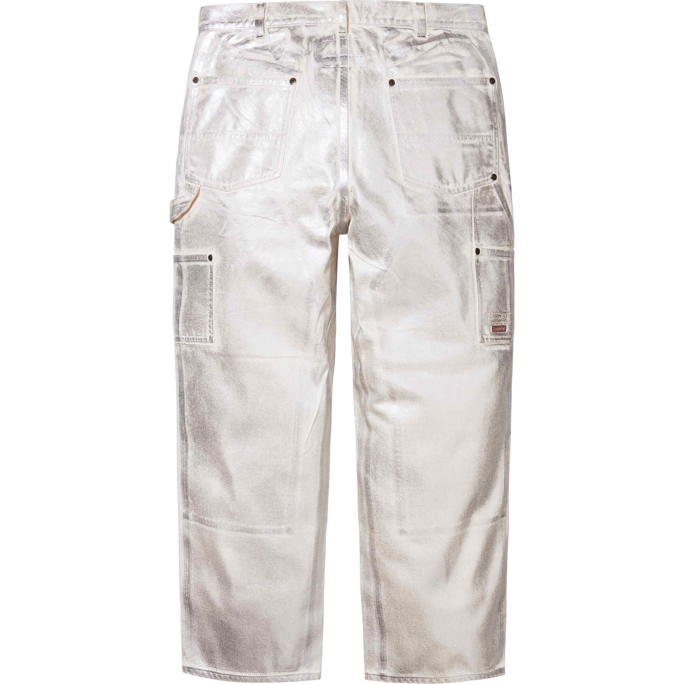 MM6 MAISON MARGIELA FOIL DOUBLE KNEE PAINTER PANT